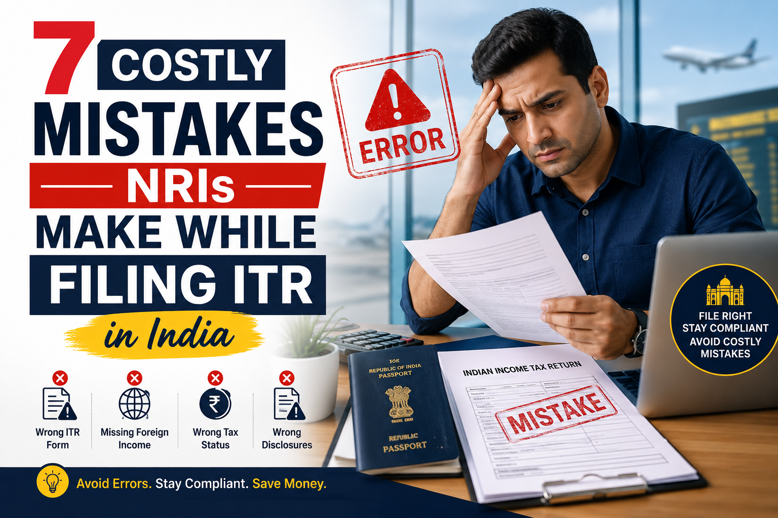 7 Costly Mistakes NRIs Make While Filing ITR in India