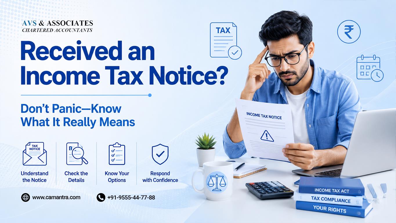 Received an Income Tax Notice? Don't Panic—Know What It Really Means