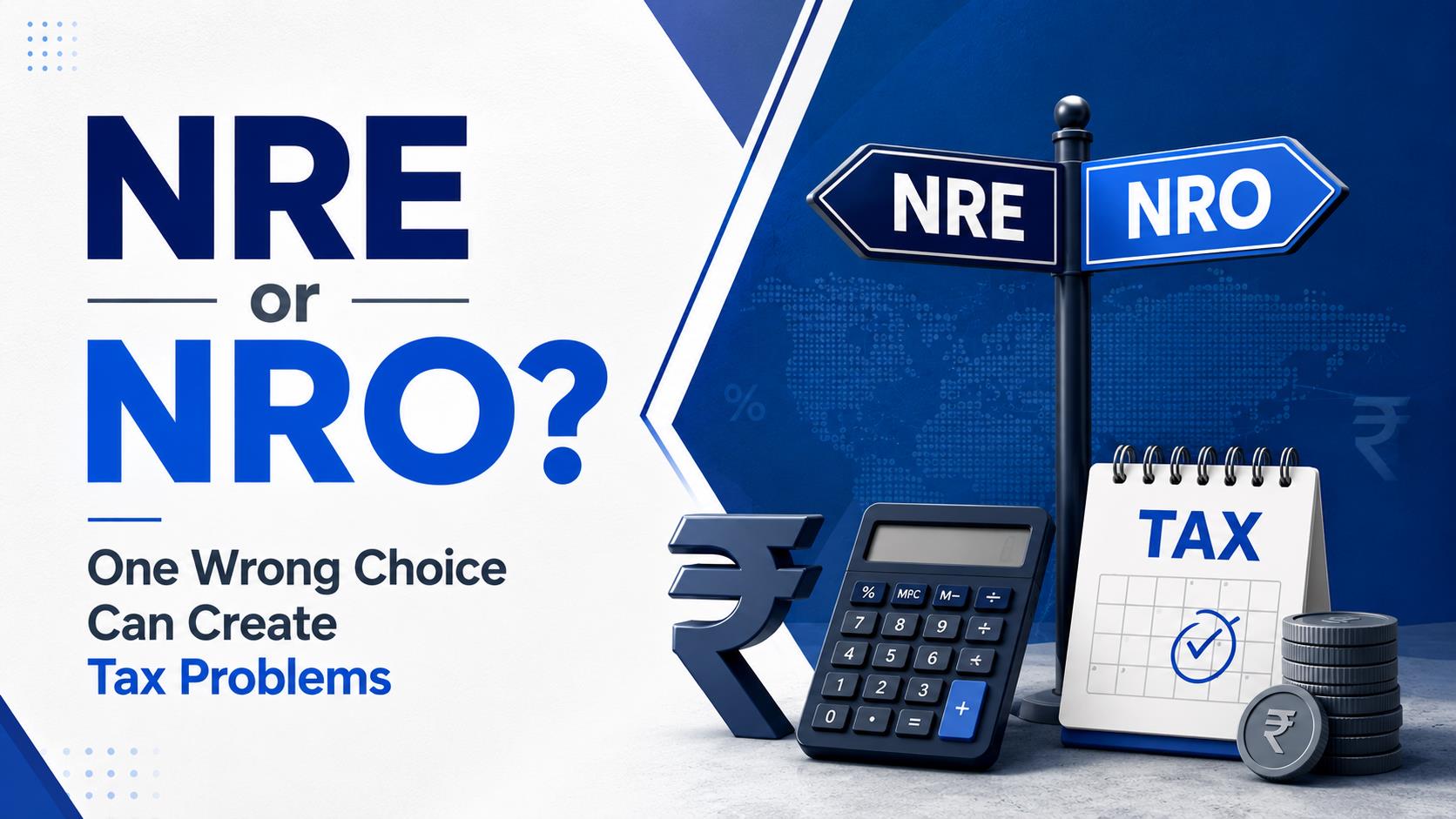 NRE vs NRO Accounts: Tax Differences Every NRI Should Understand