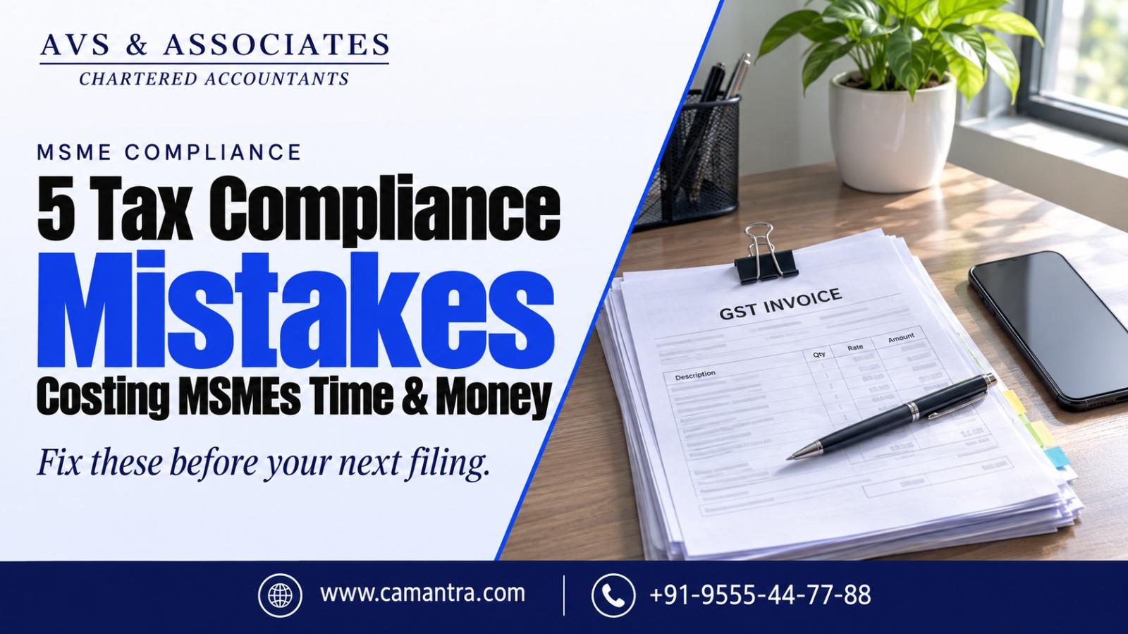 5 Mistakes MSMEs Make That Invite Income Tax Notices