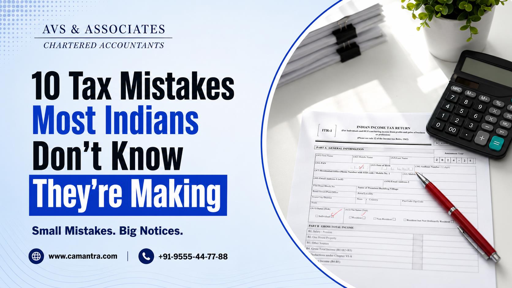 The Biggest Tax Mistakes Indians Make Without Realizing It