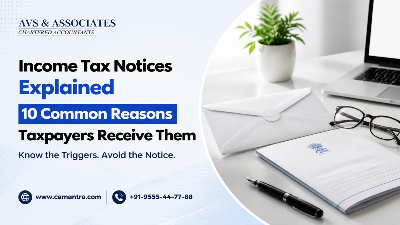 Common Reasons People Receive Income Tax Notices